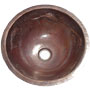 Mexican Copper Hammered Sink -- s6021 Round Fish